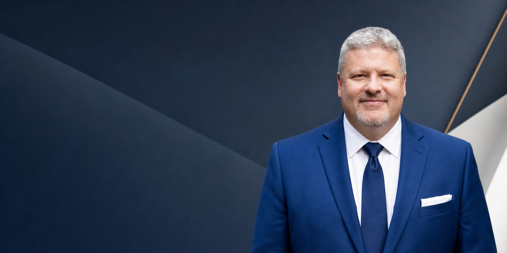 Executive Portrait in Abstract Executive Environment