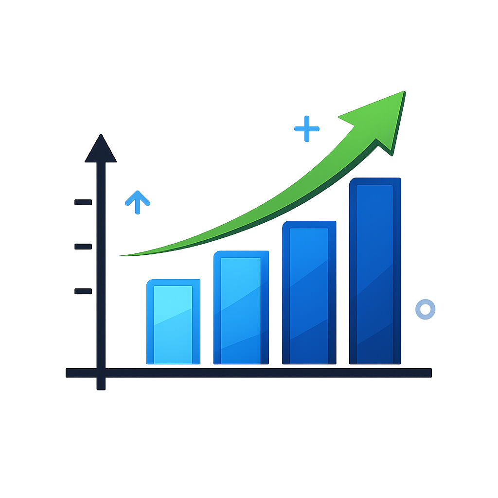 growth chart icon